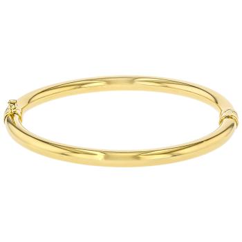 Polished Bangle Bracelet 18k Gold Over Sterling Silver