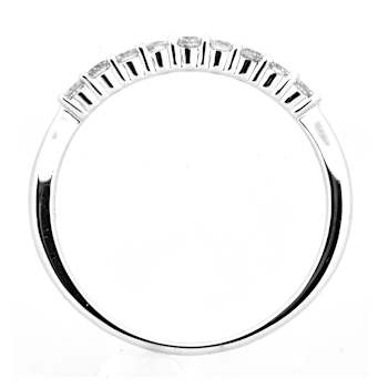 White Diamond 14K White Gold Band Ring 0.25CTW