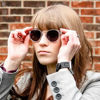 Gametime Indianapolis Colts Leather Band fits Apple Watch (42/44mm S/M
Black). Watch not included.