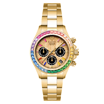 Duxot Accelero Meteorite Chronograph Yellow Dial Yellow Stainless Steel
Band Limited Edition Watch