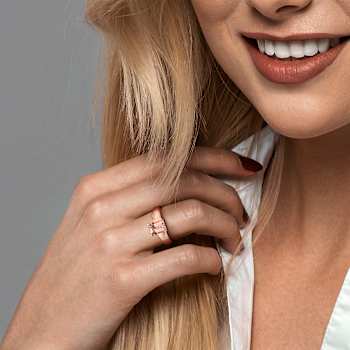 Morganite 14K Rose Gold Ring 1.55ctw