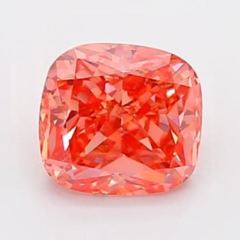 1.10ct Vivid Pink Cushion Lab-Grown Diamond VS1 Clarity IGI Certified