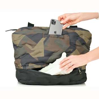 GO Dash Dot Go 2 Tote Handbag in Camo and Black