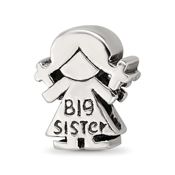 Sterling Silver Big Sister Bead