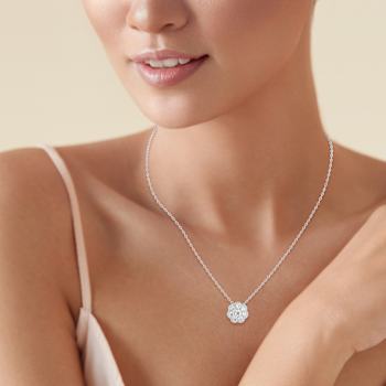 Rachel Zoe "Pave All Day" CZ 4-Piece Jewelry Set in Rhodium
Over Sterling Silver