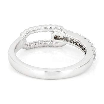 Polished Lab-Grown Diamond Band Ring 0.25ctw In Sterling Silver