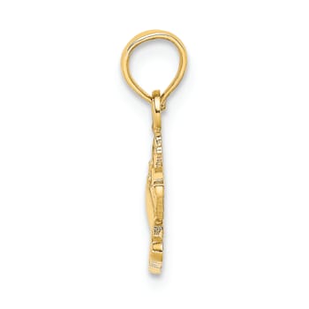 14k Yellow Gold Bahamas Cruise Ship Charm