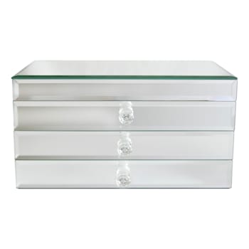 Mele and Co Maxine Mirrored Jewelry Box