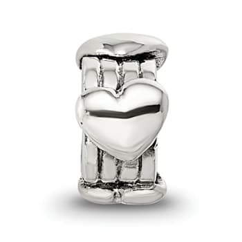 Sterling Silver Hearts Bead