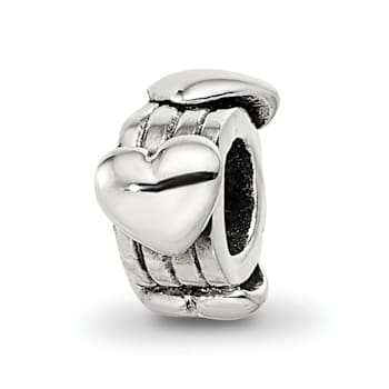 Sterling Silver Hearts Bead