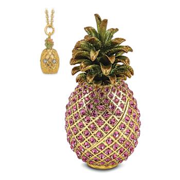 FRIENDSHIP & HOSPITALITY Pink Pineapple Trinket Box