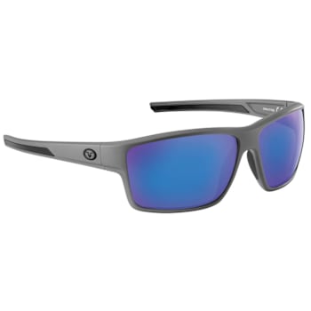 Flying Fisherman Mojarra Polarized Sunglasses Matte Gray Frame/Smoke
Blue Mirror Lens