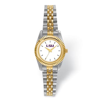 LogoArt Louisiana State University Pro Two-tone Ladies Watch
