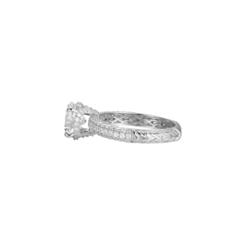 White Cubic Zirconia Platineve Ring 4.05ctw