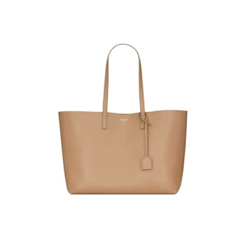 Yves Saint Laurent East-West Shopping Tote in Taupe
