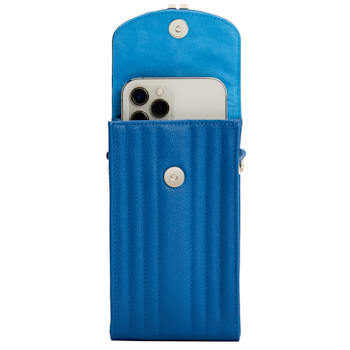 Mimi Blue Phone Case with Wristlet
