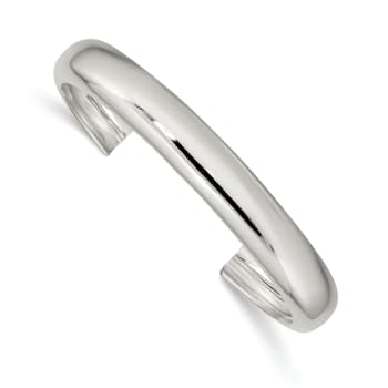Sterling Silver 9mm Cuff Bracelet