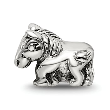 Sterling Silver Horse Bead