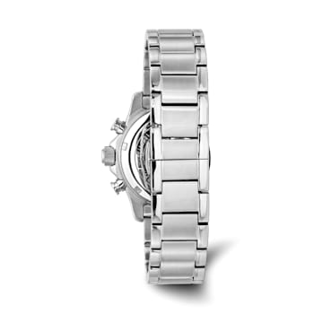 Charles Hubert Ladies Stainless Steel Silver Dial Watch