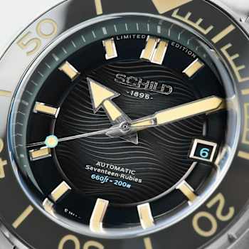 Schild Hermann Swiss Automatic Gray Dial White Stainless Steel Band
Limited Edition Watch