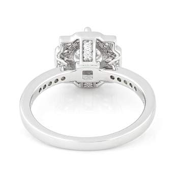 Sparkling Round CZ Ring In Sterling Silver