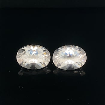 Danburite 16x12mm Oval Matched Pair 17.50ctw