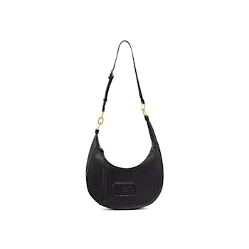 MCM Medium Mode Travia Hobo in Black Spanish Nappa Leather Handbag