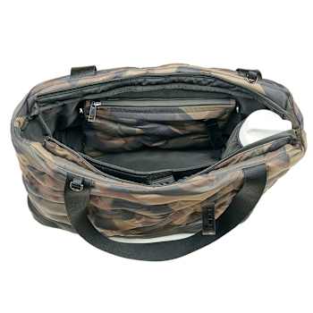 GO Dash Dot Go 2 Tote Handbag in Camo and Black