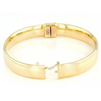 Classic Polished Bangle Bracelet In 18K Gold Over Sterling Silver