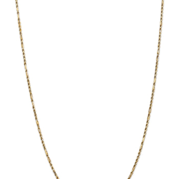 14k Yellow Gold 2.25mm Solid Diamond-Cut Milano Rope 18 Inch Chain