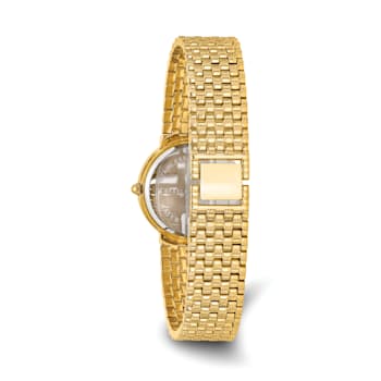 Mens Charles Hubert Satin Gold-finish Brass 32mm Watch