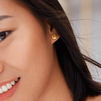 Oval Citrine Pendant And Earrings Set In Sterling Silver 4.95ctw