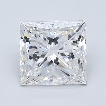 2.02ct White Square Mined Diamond F Color, VS2, GIA Certified