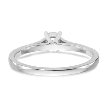 Rhodium Over 14K White Gold First Promise Diamond Promise/Engagement
Ring 0.18ctw