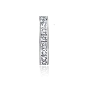 White Cubic Zirconia Platinum Over Sterling Silver Ring 3.54ctw