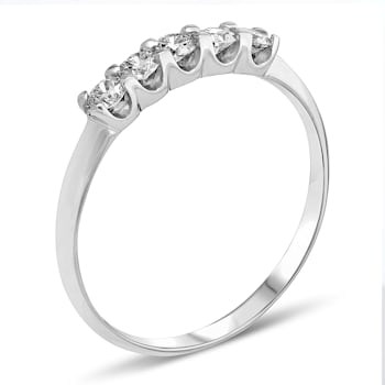 0.30ctw Diamond Wedding Band Ring in 14k White Gold