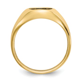10K Yellow Gold Onyx Men's Ring
