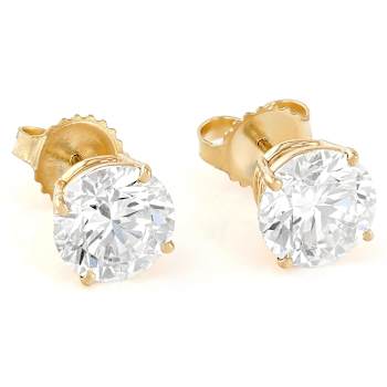Lab-Grown Diamond Stud Earrings In 14K Gold 4.00ctw