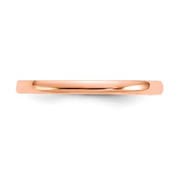 14K Rose Gold Polished Ring