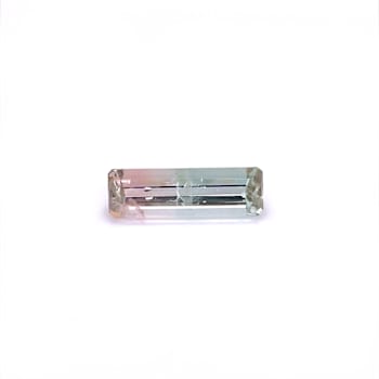 Bi-Color Tourmaline 17.8x5.7mm Emerald Cut 4.12ct