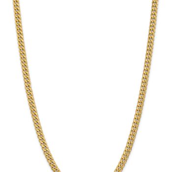 14k Yellow Gold 6mm Miami Cuban Link 26 Inch Chain
