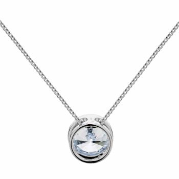 White Cubic Zirconia 14k White Gold Pendant With Chain 1.50ctw