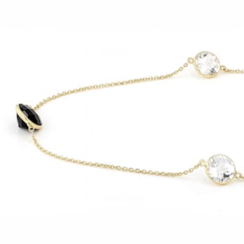 Black Spinel 14k Yellow Gold 34" Necklace 31.93ctw