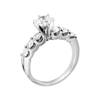 1.55ctw Diamond Engagement Ring in 14k White Gold