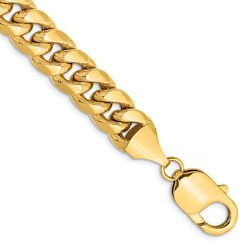 14k Yellow Gold 9.3mm Miami Cuban Link 20 Inch Chain