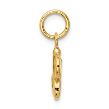 14k Yellow Gold Butterfly Pendant