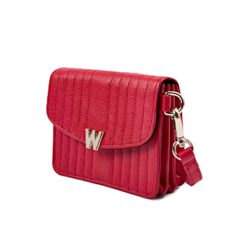 Mimi Red Mini Bag with Wristlet