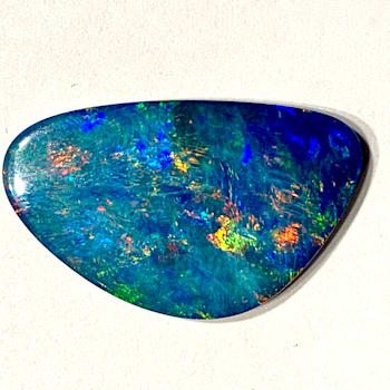 Opal on Ironstone 26x16mm Free-Form Doublet 14.54ct