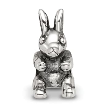 Sterling Silver Bunny Bead