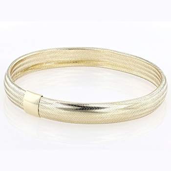 Mesh Stretch Bracelet In 10K Gold